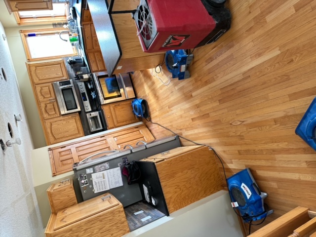Professional water damage restoration equipment deployed in Nowthen, MN