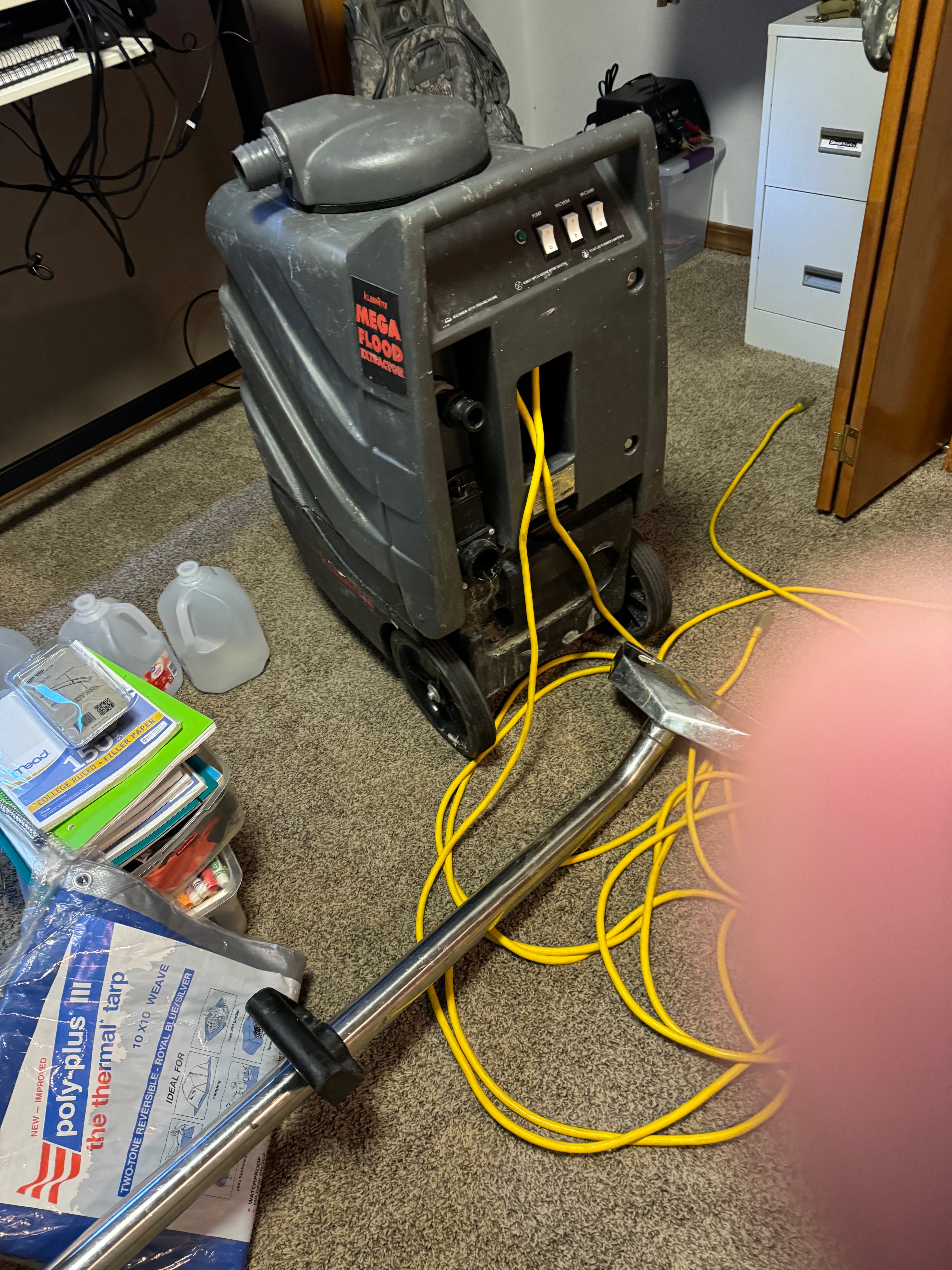 Commercial water extraction equipment deployed in Nowthen, MN